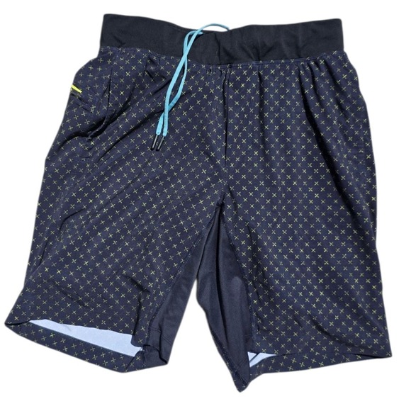 Lemon Other - Lululemon T.H.E 9" Lined Men's Shorts Athletic Training Gym Neon Pocket Size?